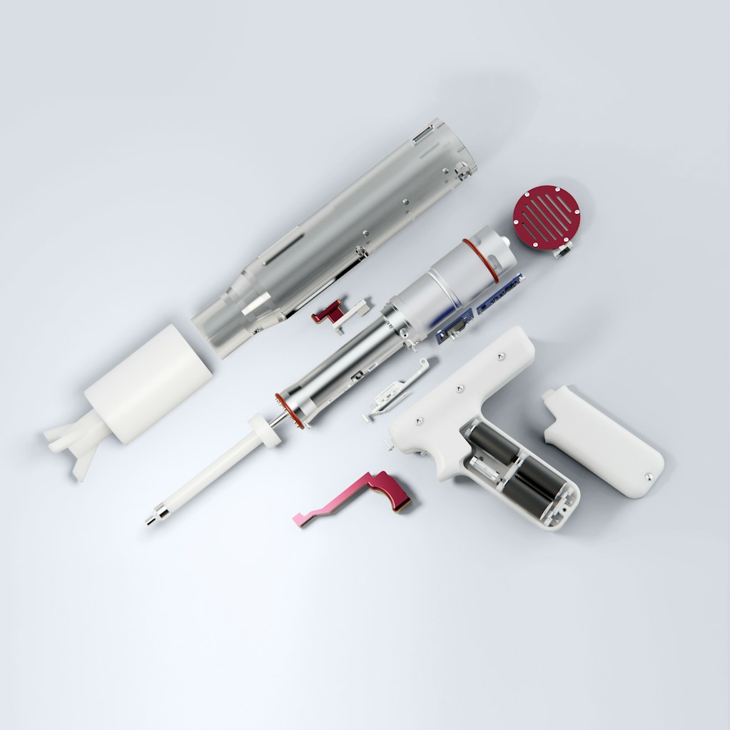 pieces of a machine