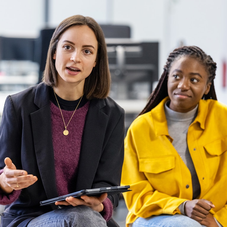 Business team having meeting at work