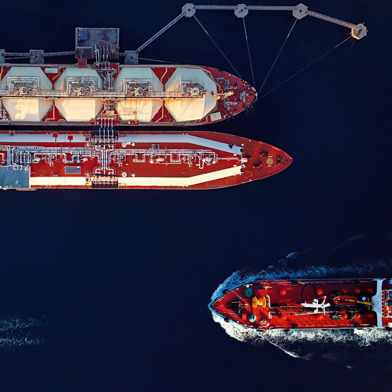 Offshore boats transporting LNG