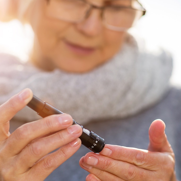 looking at an object