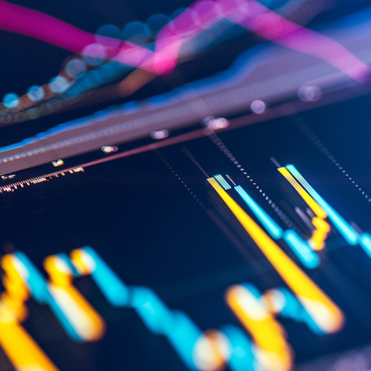 Digital trading desk screen