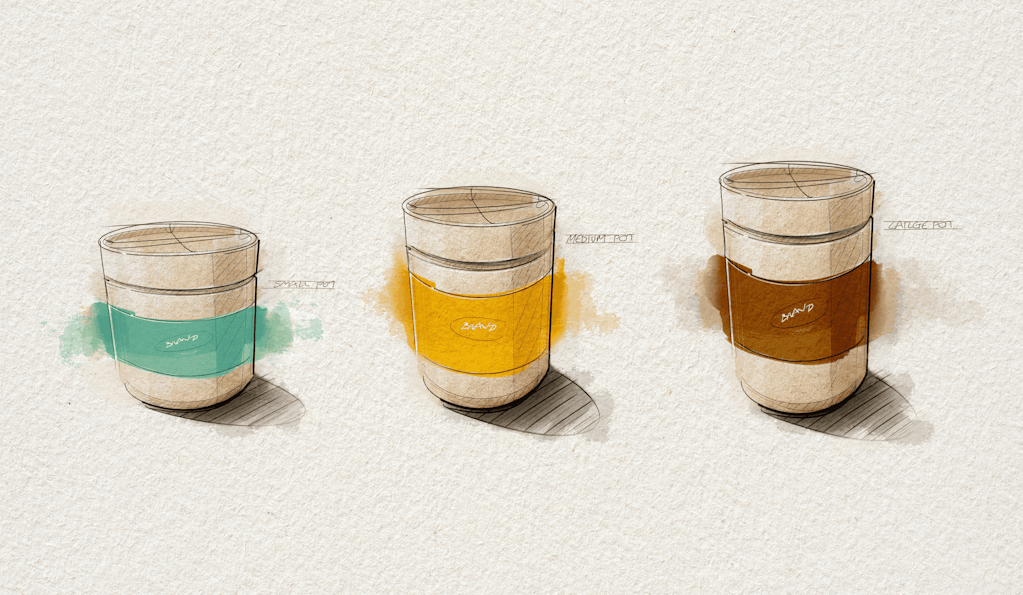 Sketches of Dizzie products