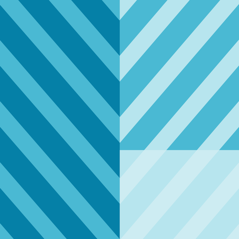 Stripy different shades of blue